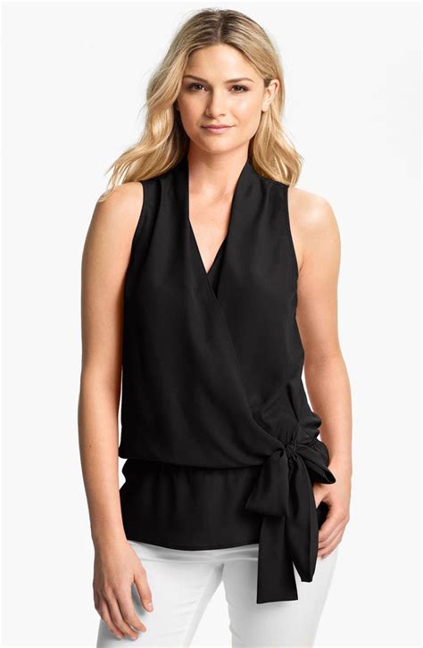 michael kors sleeveless tops|michael kors sleeveless blouses.